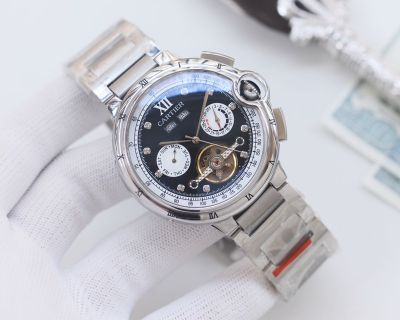 Cartier 316L Steel Case and Bracelet Imported Mechanical Movement 44*12MM Men Watch